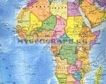 Политическая карта Африки 